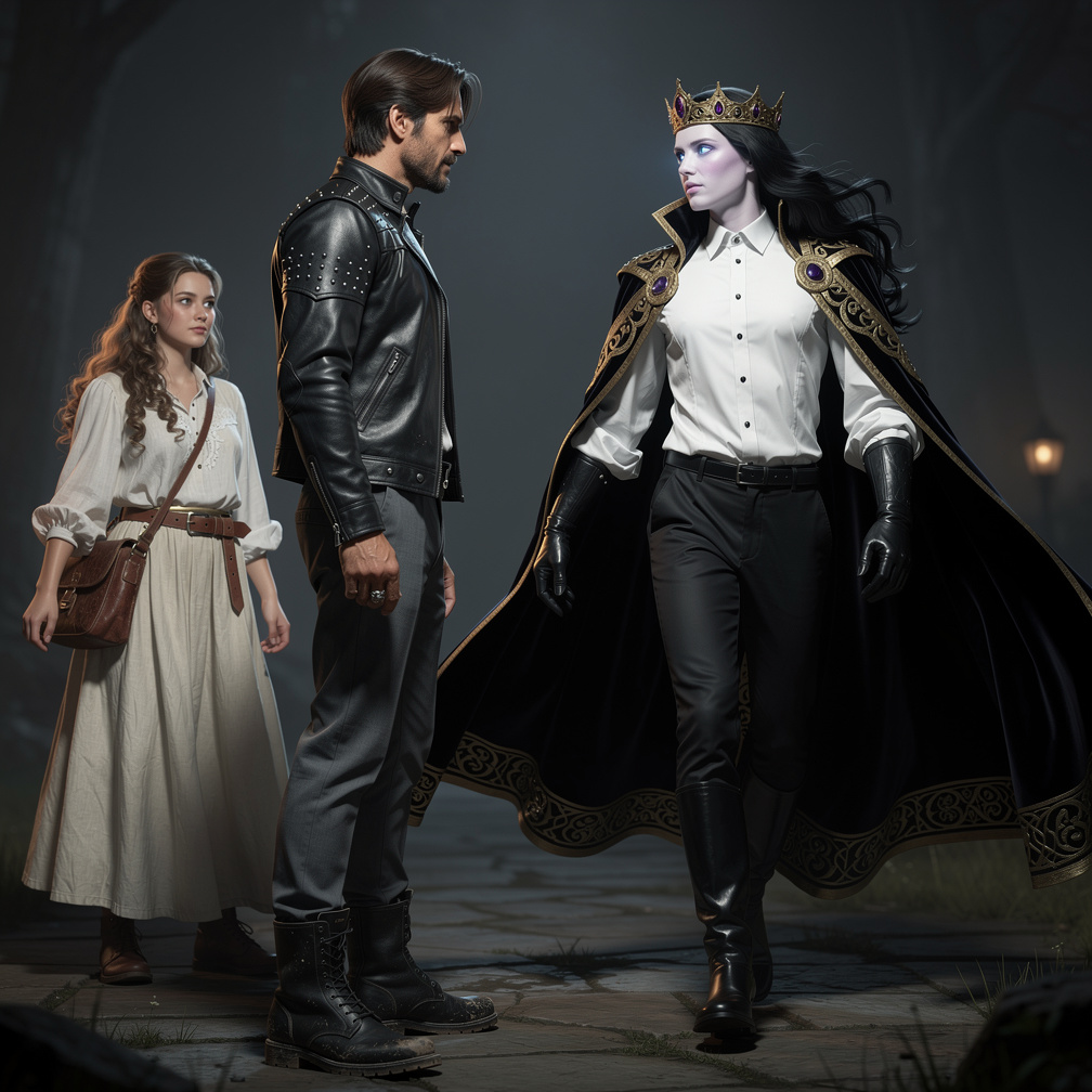 Daha sonra karanlıklar prensi gölgelere karşı duruyor.