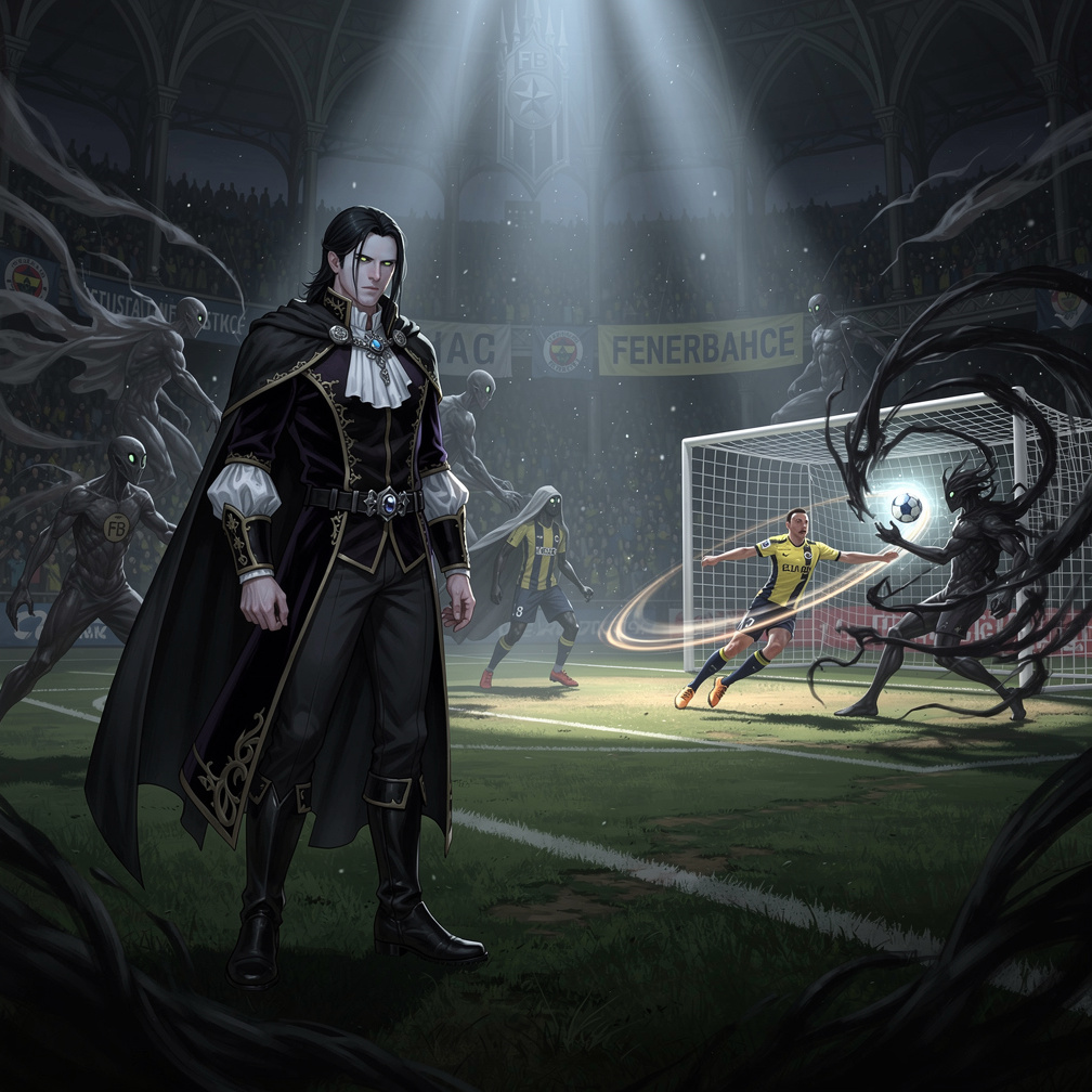 Maç başlıyor ve Fenerbahçe daha 13. Dakikada daha önce hiç golü bulunmayan Gölge oyuncusu Makalele’nin jeneriklik golü ile 1-