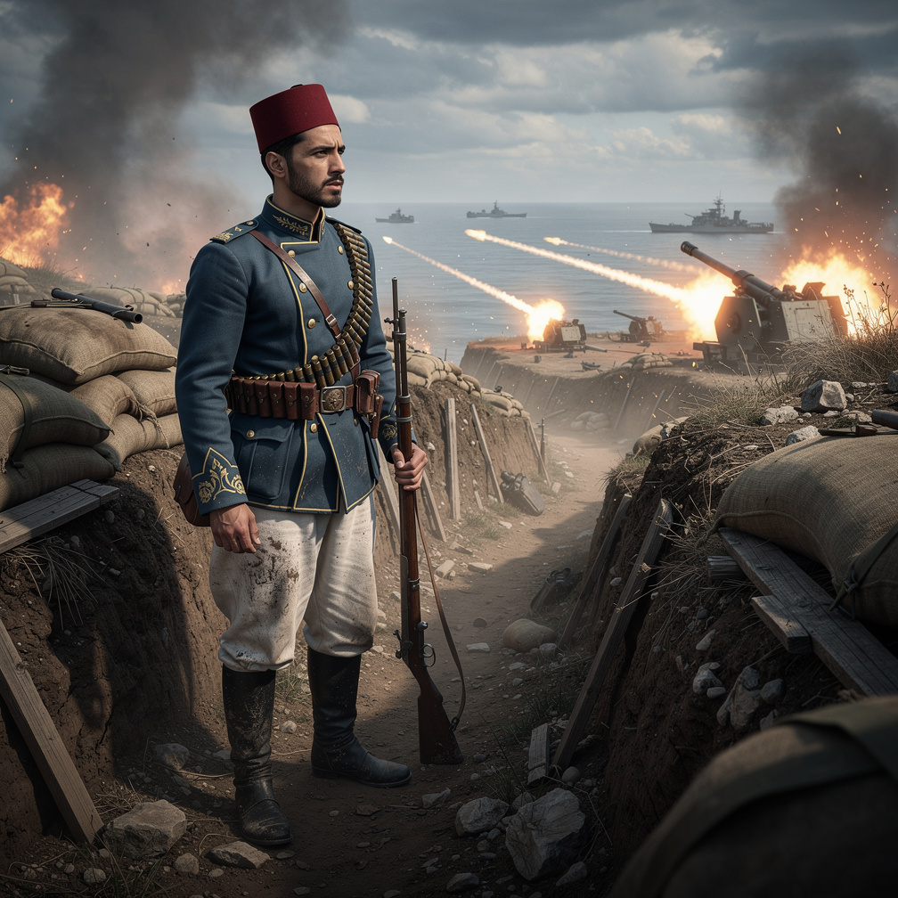 Birden bire Osmanlıya ait tüm tabyalardaki toplar gürlemeye başlıyor. Sanki bir hayalin içindesin gibi. Her yerden top sesler