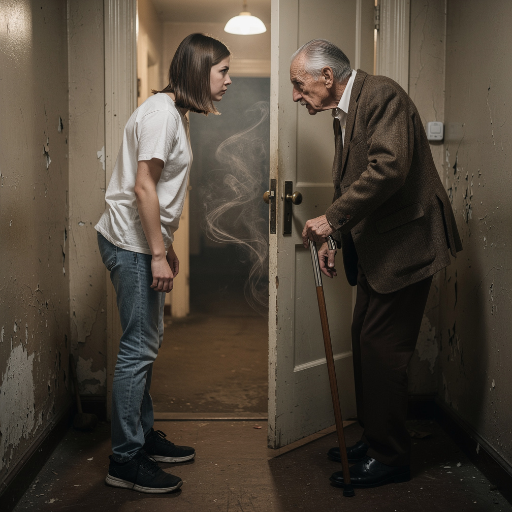 Kapıya yaklaştığımda içeriden gelen keskin bir koku başımı döndürmeye başladı. Adımlarım yavaşladı ama merak ettiğim için dur