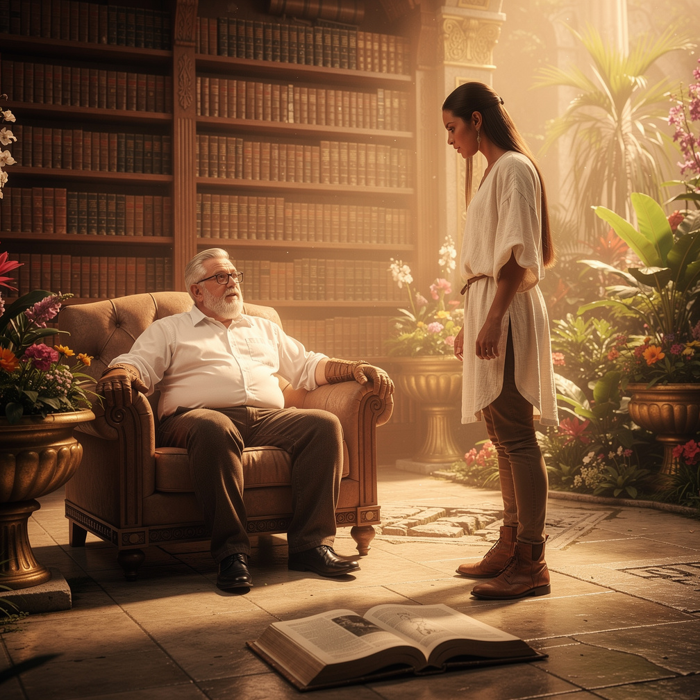 The Figure/Protagonist: The figure has an approximate age of 25, with an androgynous appearance, making their gender ambiguou