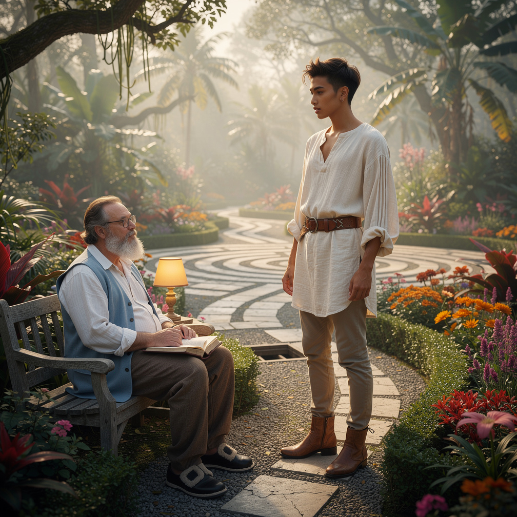 …le chemin qui le tirera de son dédale, pour échapper au Minotaure : l’égarement. 
(Fin)