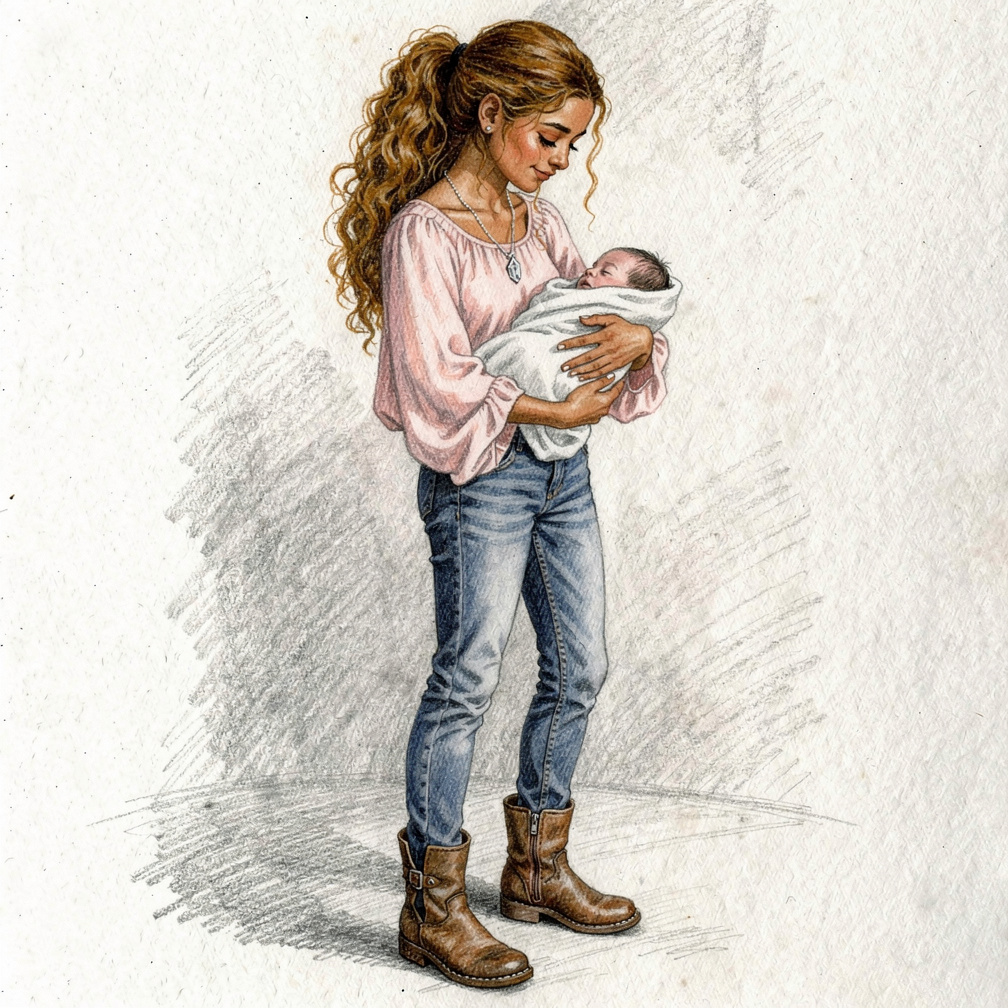 Yada yeni doğmuş bebeğini kucağına aldığın ilk anı.