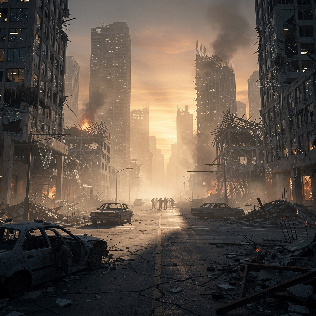 Wyobraź sobie: Po katastrofie światowej, ostatni przeżyli ludzie muszą zjednoczyć się i zbudować nowe społeczeństwo w ruinach