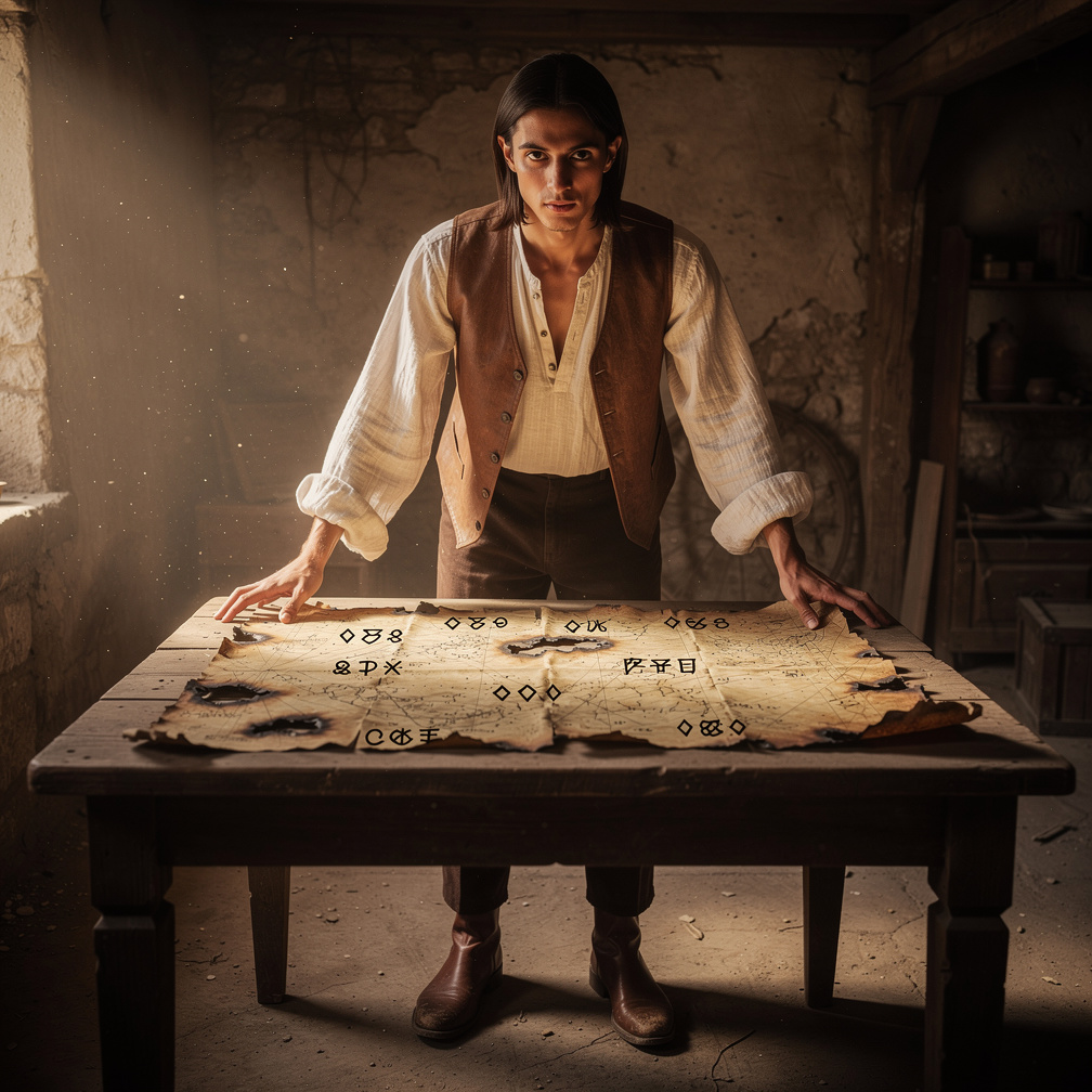 Kayıp Haritanın Peşinde – Devamı
Arda, eski çatı katında bulduğu o yırtık haritayı masanın üzerine yaydığında kalbi hızla atı