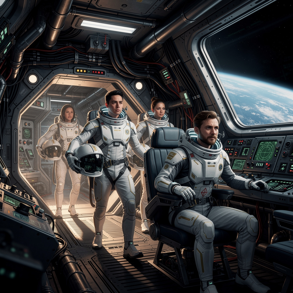 Hayal et: Sen o 4 astronottan biri olsaydın.
Rokete biniyorsun. Ay'a gidiyorsun.
Ve orada beklenmedik bir şey görüyorsun.