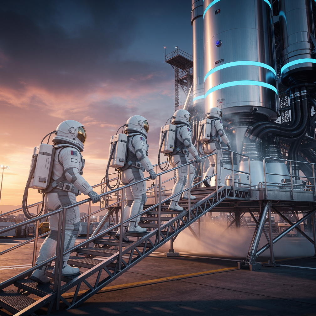 Hayal et: Sen o 4 astronottan biri olsaydın.
Rokete biniyorsun. Ay'a gidiyorsun.
Ve orada beklenmedik bir şey görüyorsun.