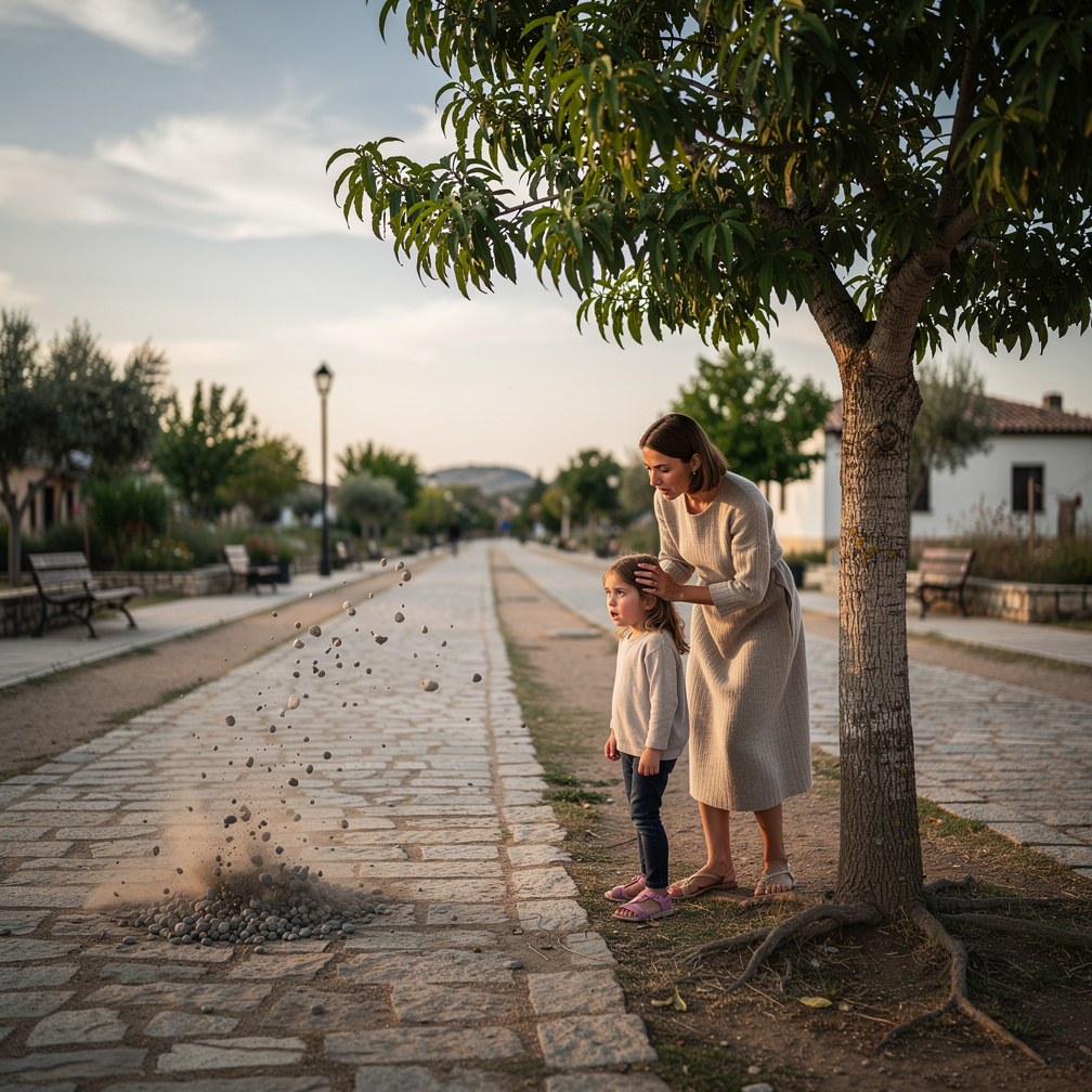 Hayal et: Patikaların hiç bitmediği o kasabada, hafif hafif çakıl taşlarının rüzgâr etkisiyle tezat olacak biçimde, oldukça h