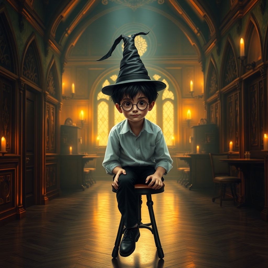 Harry Potter artık Slytherin'de. Bütün ölüm yiyenler bunu kutluyor çünkü Harry kötülüğü seçebilir! Bir sonraki Voldemort olac