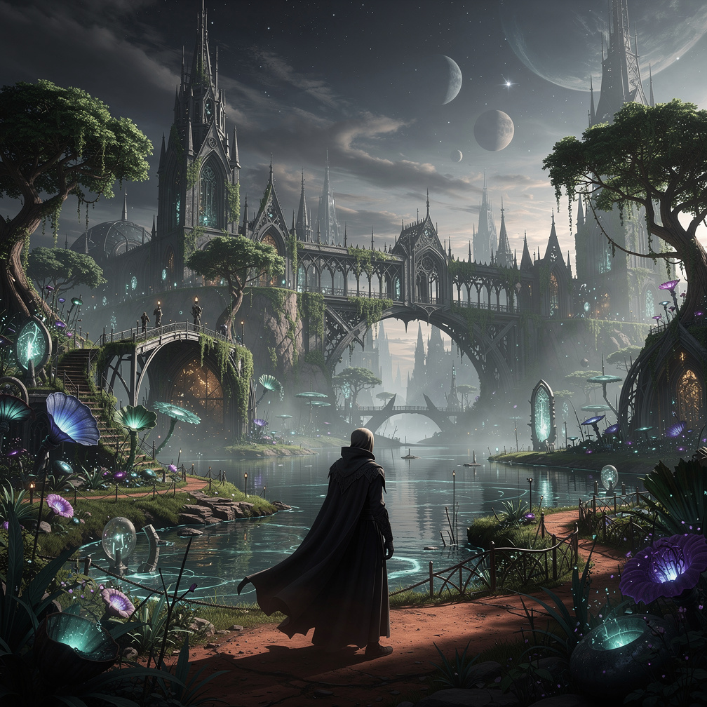 Birkaç yıl sonra, bir koloni kuruyorlar, tamamen yeşil ve coşkun renklerle dolu bir fantastik dünya.