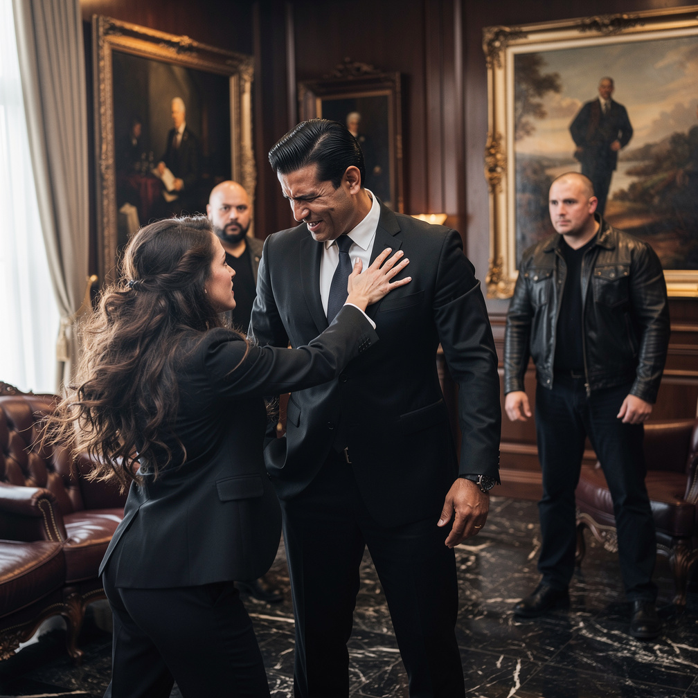 Sonra bu kadın bu mafya olana tokat falan atacak