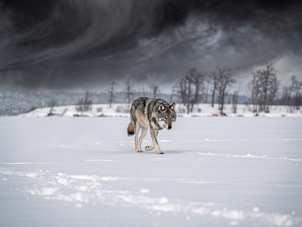 Imagine if: Ok let's make another one.
A wolf is kicked out of the pack mostly because he is different since birth he is kic