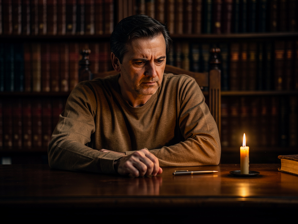 Hayal et: Hayat bazılarımız için uzun ve meşakkatli bir yol..." dedi ve elindeki kalemi masanın üzerine bıraktı. "Kuşku duyul