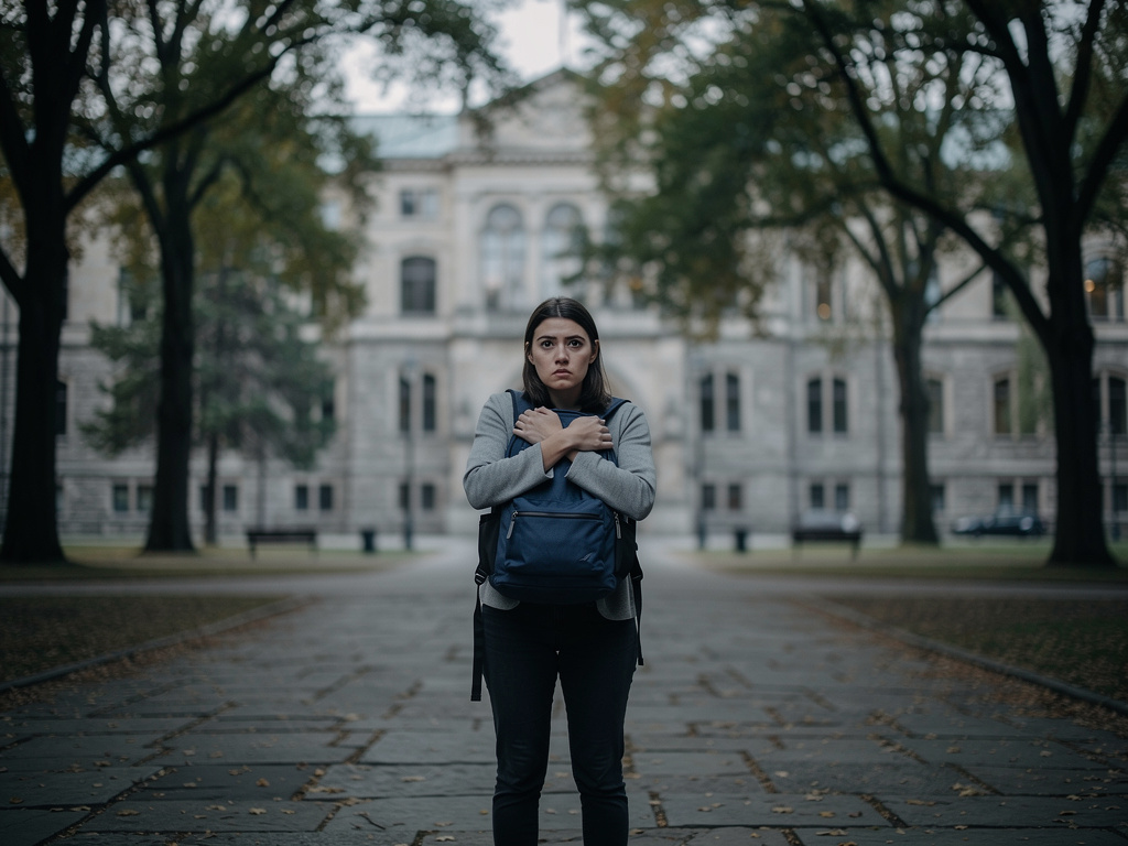 Hayal et: Yeva üniversiteye yeni geçmişti. Çok korkuyordu. Hiç arkadaşı yoktu. Üniversiteye adım attığı an korkudan titredi.
