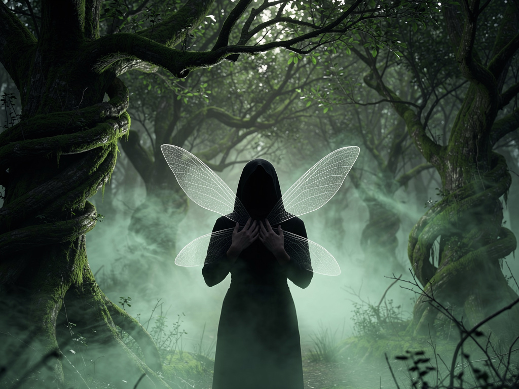 Meğer ki biz kanatları olan periymişiz, sihirli güçlerin var ve biz bunu bilmiyoruz.