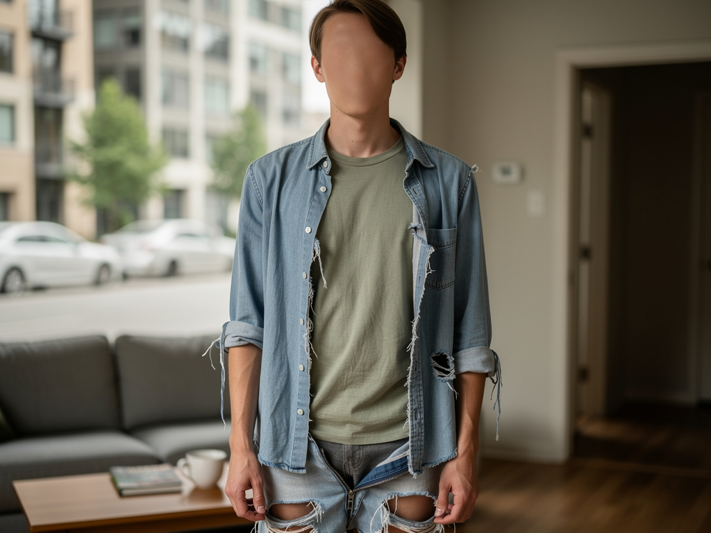 Hayal et: Kıyafetlerin birden açılıyor.