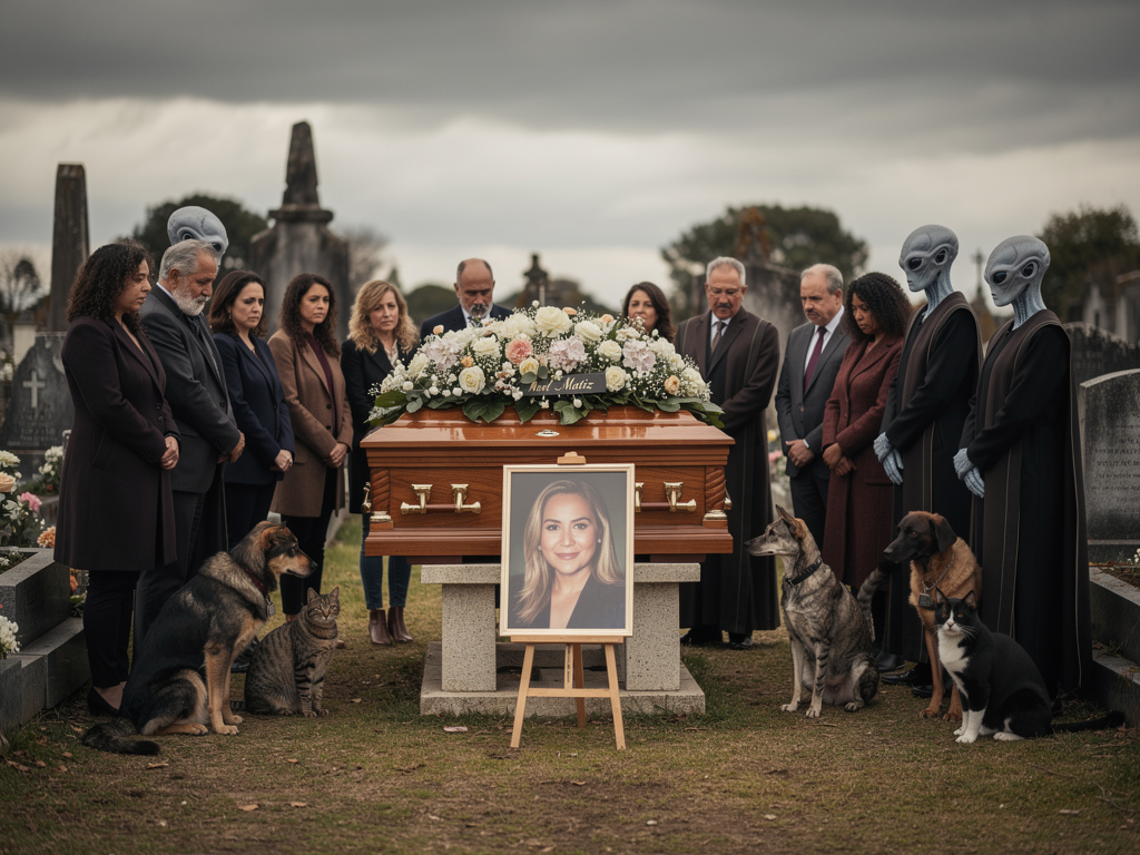 Hayal et: Bir gün zaman makinesi ile yolculuk yaptın. Mabel Matiz'in cenazesine katıldın ama cenazede sadece insanlar değil,