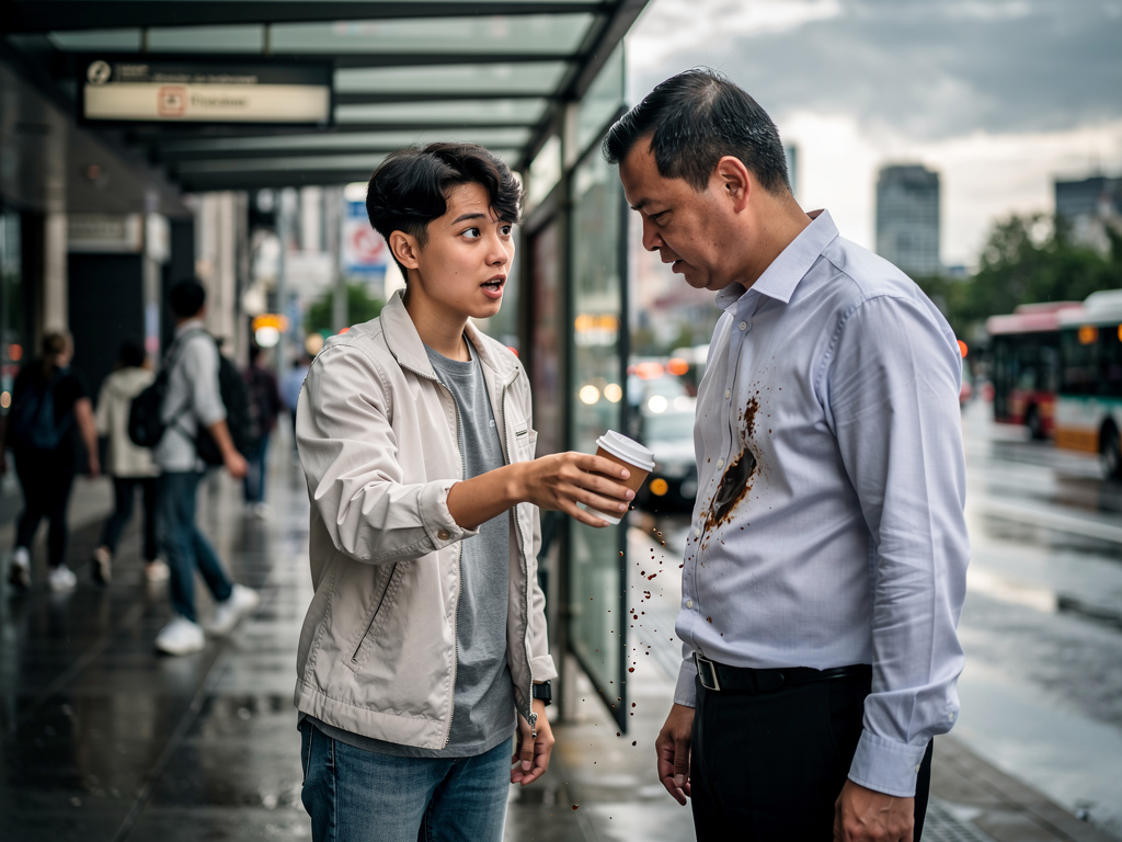 Hayal et: Otobüs durağında bir yabancının gömleğine istemeden kahve dökünce, göz göze gelirsiniz ve çocukluğunuzun favori fot