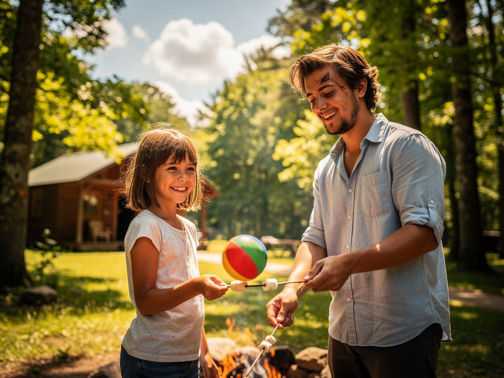 Kız ve oğlan çocukken yaz kampında tanışmışlar.