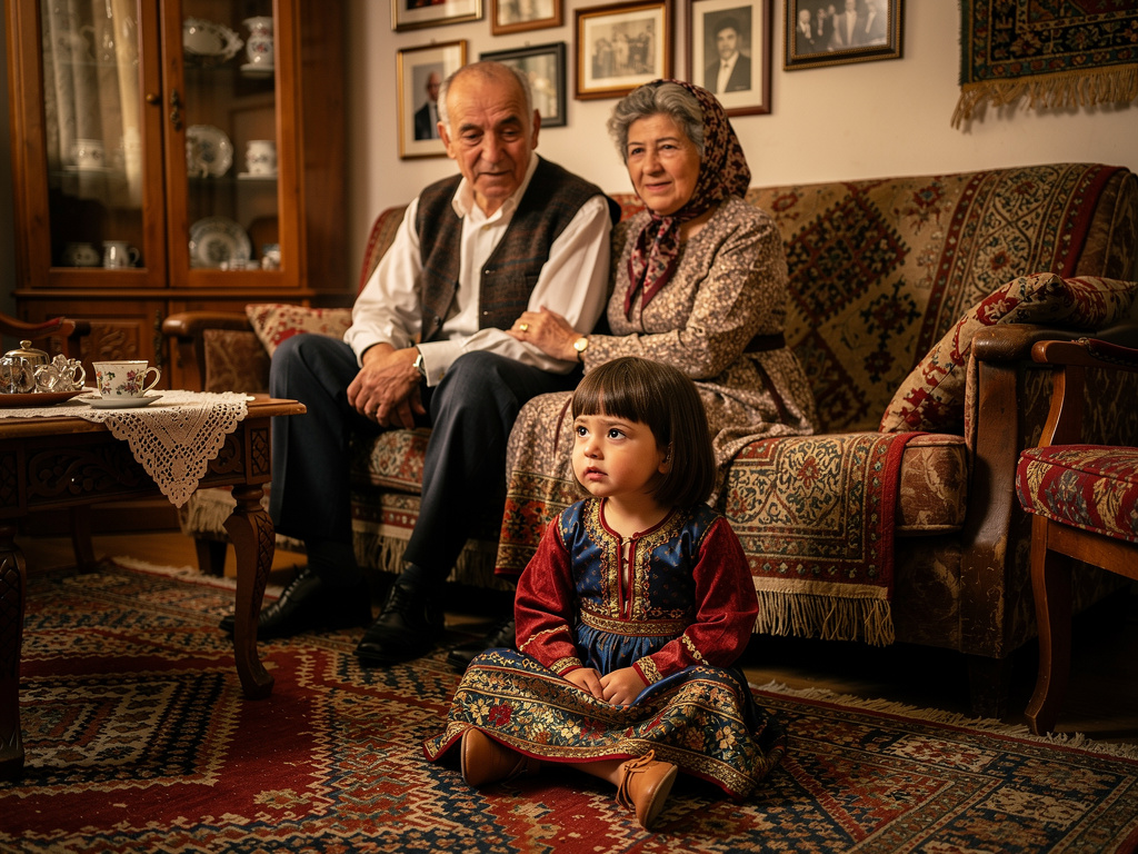 Annem babam görücü usulü evlenmiş
Akraba oldukları için öyle uygun görmüş buyukler