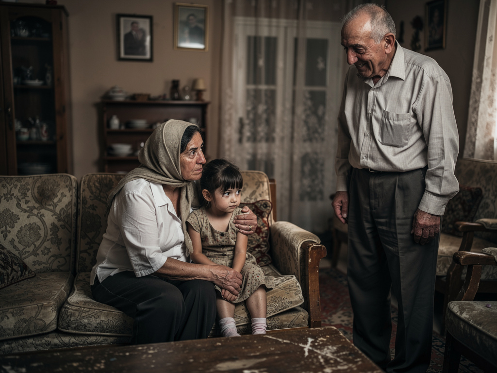 Tabi çevredekiler durur mu babama beş çocuk nasıl bakarsın yurt'a ver demişler belki tek olsa o kafayla verirdi bilinmez.