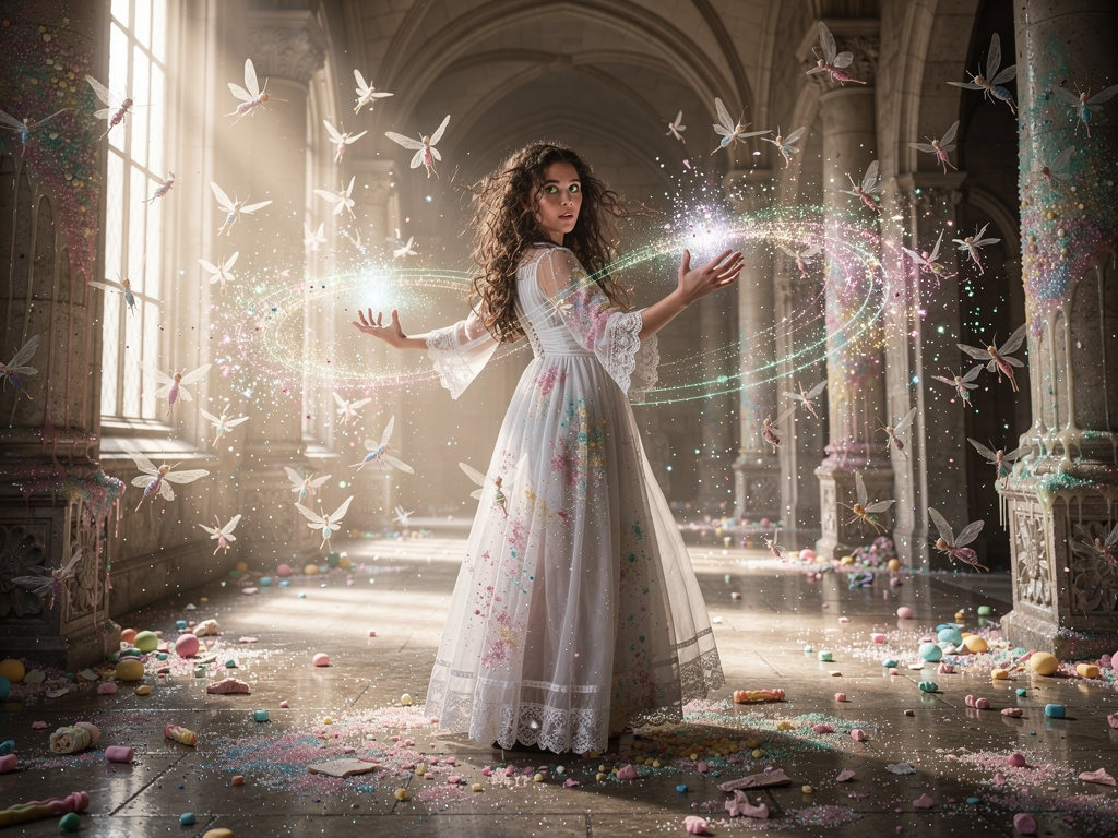 Hayal et: Güçlü bir büyücünün kızı olarak büyü sanatında eğitim aldım, ancak büyülerim her zaman ters etki yapıyor ve şimdi t