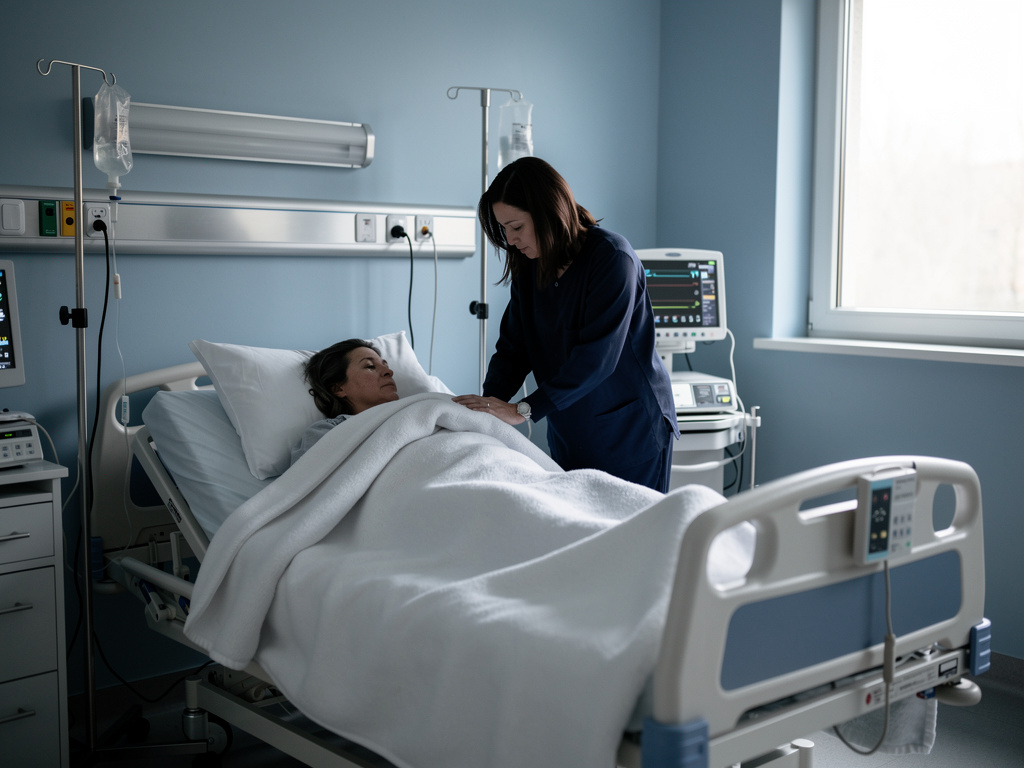 Hastane içerisinde geçiyor.