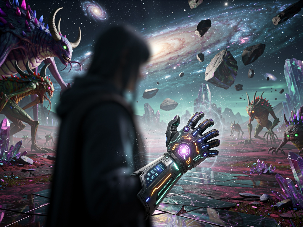 Şimdi ise evrenden çıktın gök taşları galaksiler rengarenk bir canavarlar.