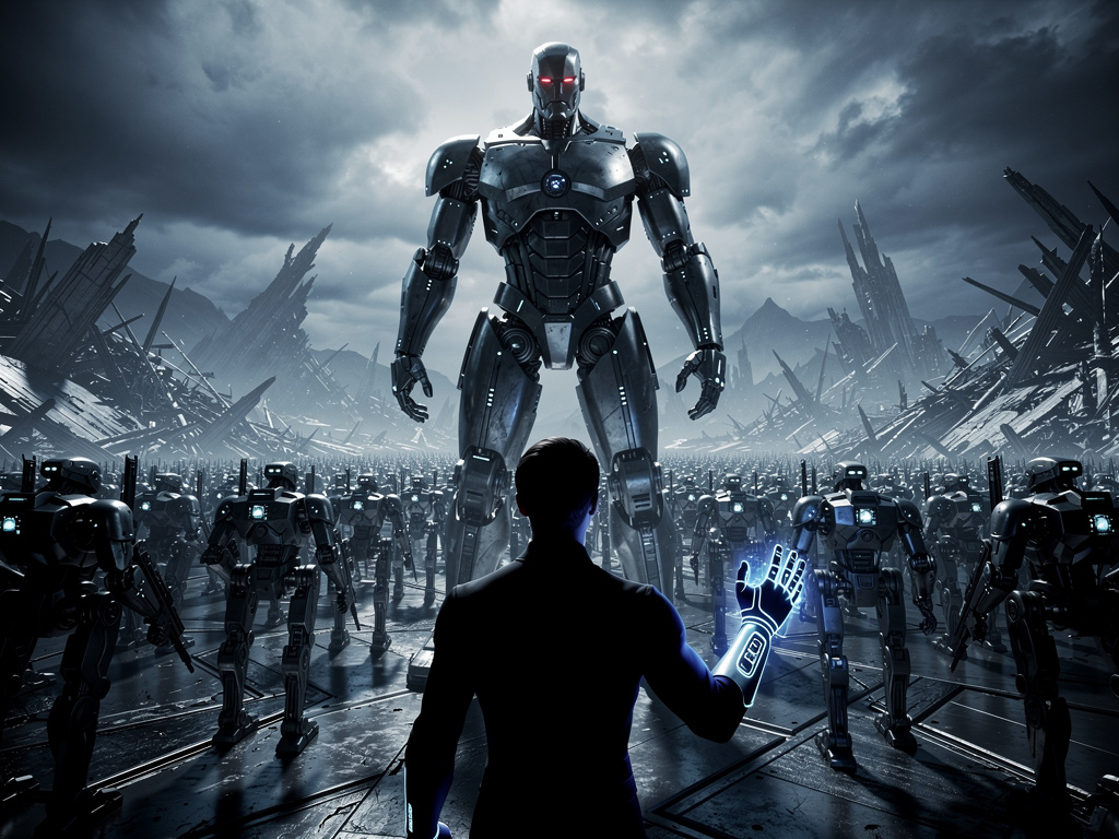 Fakat sistem artık bundan bıktı kocaman metalik bir adam ve bir sürü ordu.