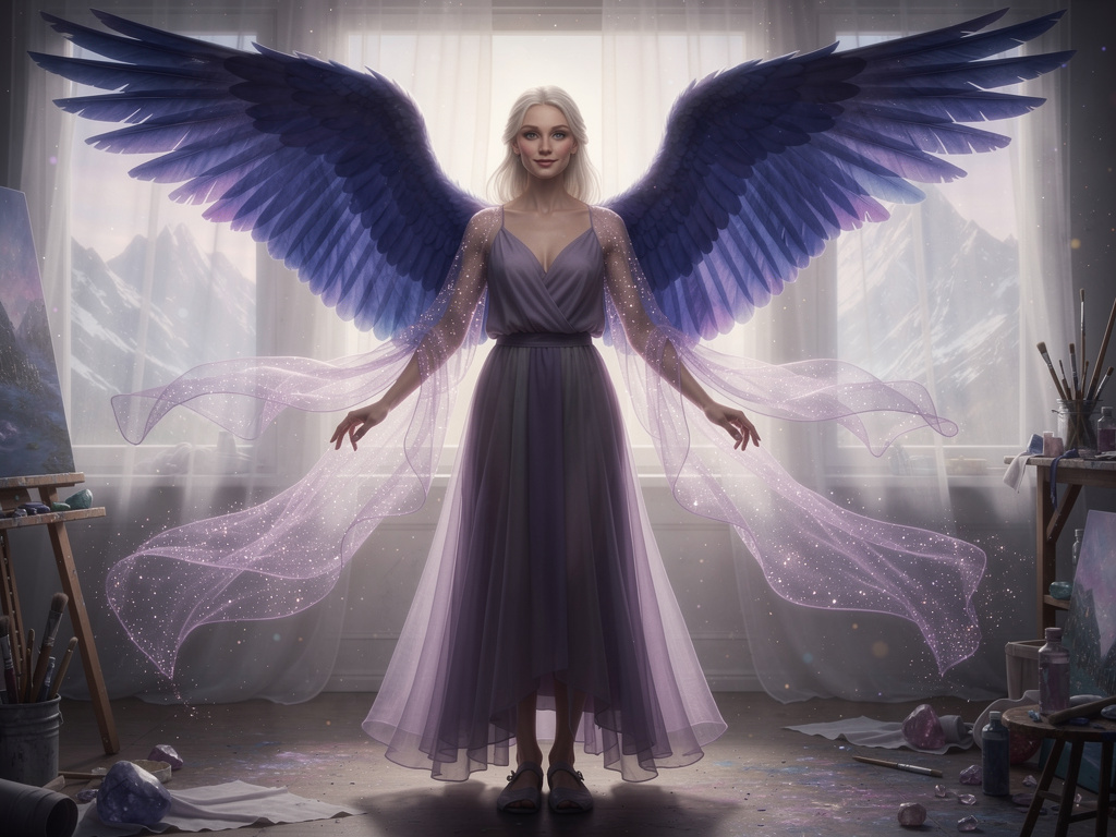 Işığa hapsolan ressam, canlanan Umay Ana’nın sesiyle kendi içindeki güce uyanır. Atölye, boya kokusundan kurtulup kadim bir d