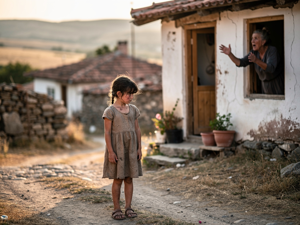 Buraya gelene kadar o kadar acı çektim ki köyde üvey annem vardı sürekli döverdi kendi çocuğunu bile ama ona hiç kızamıyorum.