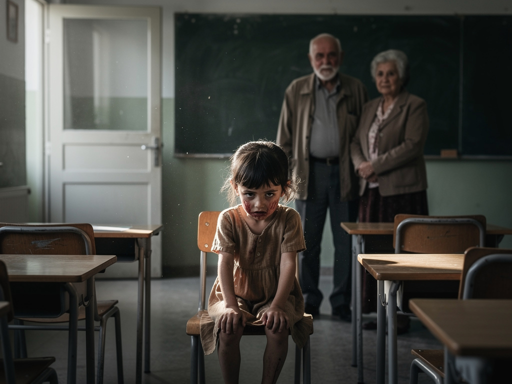 Onu gördüğüm de öyle bir çığlık attım ki müdür bir şey oldu sandı bana hemen sınıfa gönderdi beni yılların acısı birikmiş bir