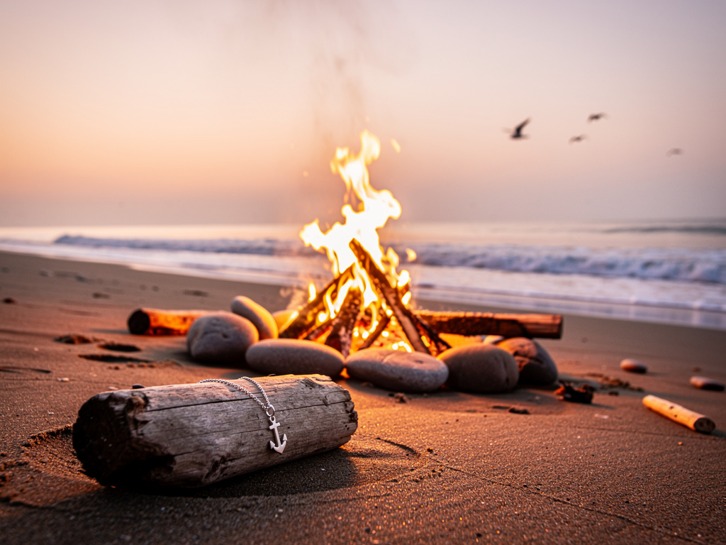 Imagine if: You've been exchanging flirtatious texts with a mysterious stranger, and tonight you're meeting at a secluded bea