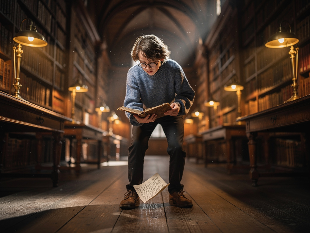 تخيل لو: وأنت تبحث في مكتبة قديمة، تتعثر على نسخة محطمة من روايتك المفضلة، وعندما تفتحها، تسقط ورقة من الورق، تحمل ملاحظة مكت