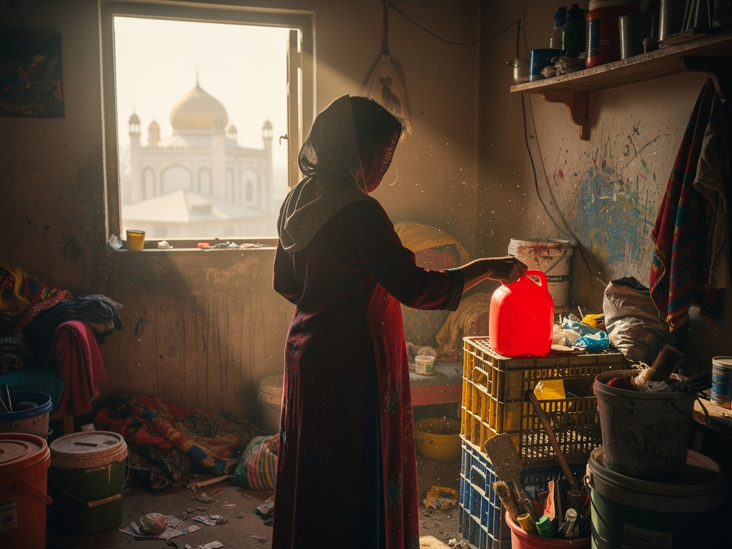 Renkli ama kirliliği bir odaya geliyor orda kırmızı elinde alıyorsun ve tamam hazırsın.