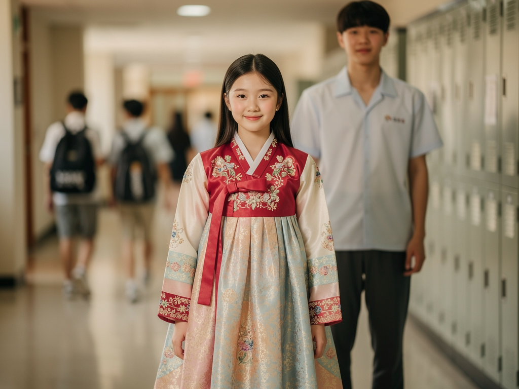 I am a Korean girl in school and I have a boyfriend. He is my neighbor.