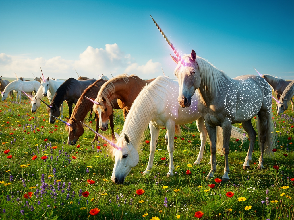 Imagine if: The world would be full of unicorns.
