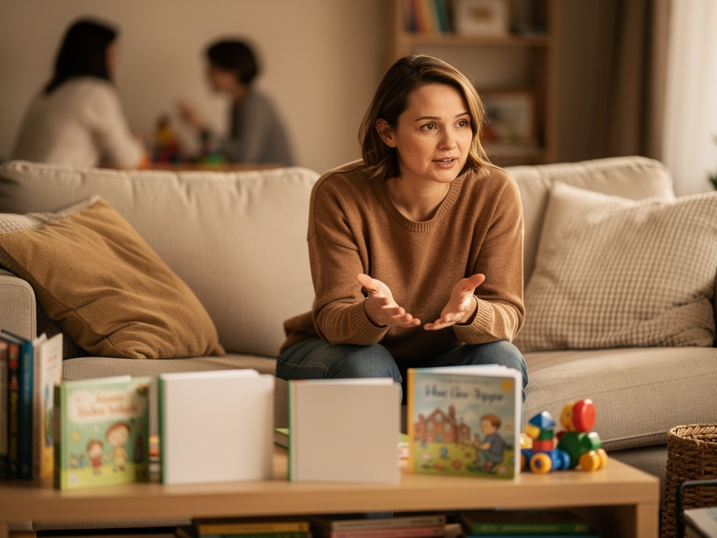 I go to my friend's house with children after work, I talk to her about a quick money job.