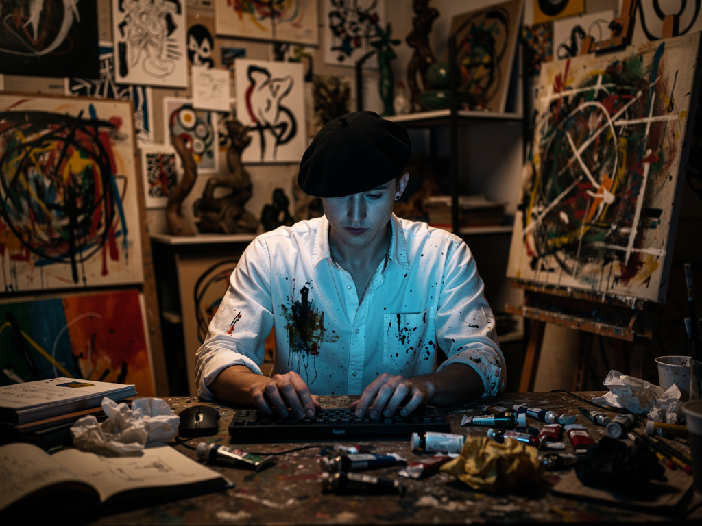 Imagina si: Un desconocido ha estado utilizando tu antigua cuenta de Tumblr abandonada para publicar arte vanguardista, y de 