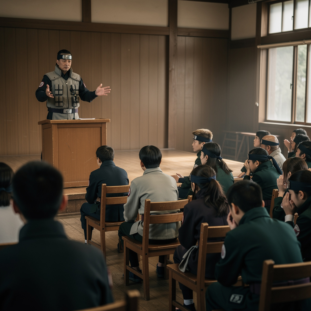 *İruka takımları açıklamaya başlar.