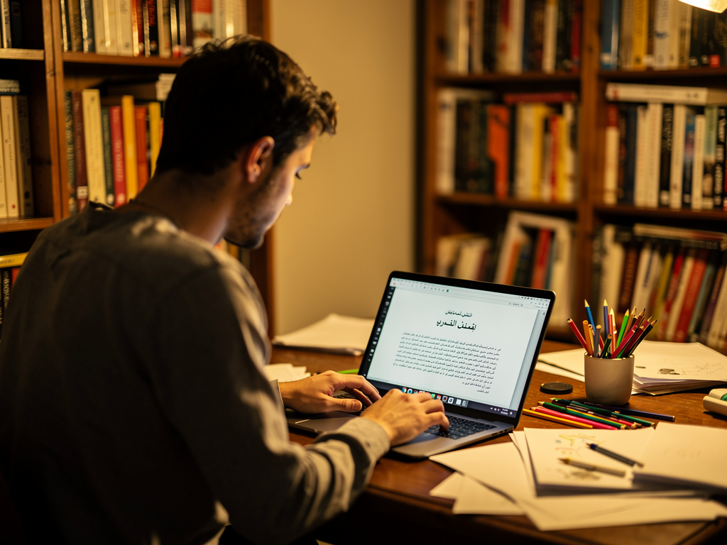 تخيل لو: انا اعمل على رواية 
اود تحويلها الى مانغا ملونة مع ترجمة عربية و اضافة ظلال في الخلفية