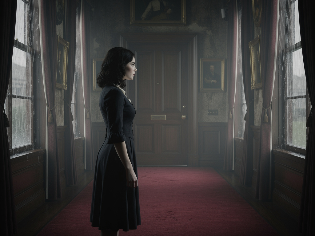 تخيل لو: الموسم الأول — الحلقة 1: الإرث الصامت.
كان القصر صامتًا بطريقة غير طبيعية.
ليس صمت المباني القديمة، بل صمتٌ يشبه أن 