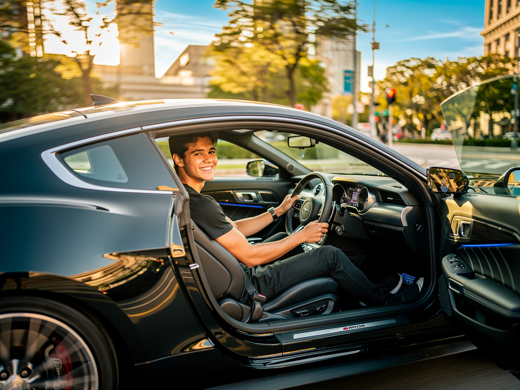 Sen oʼqishdan chiqib oʼzingning qimmat mashinangda sayr qilding