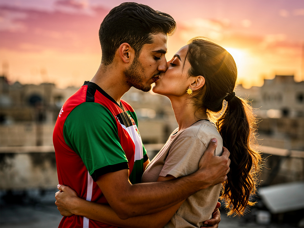 MUHAMMMETİLKER arife bilgic 67   gazze forma filistin öpüşme güneş küpe