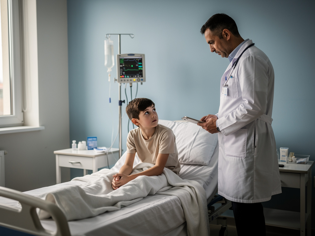 Düzensiz beslenirmiş ve bir gün karnını çok ağrılamıştım hastaneye gitmiş ve düzenli beslenmezse öleceğini açıklamış doktor. 