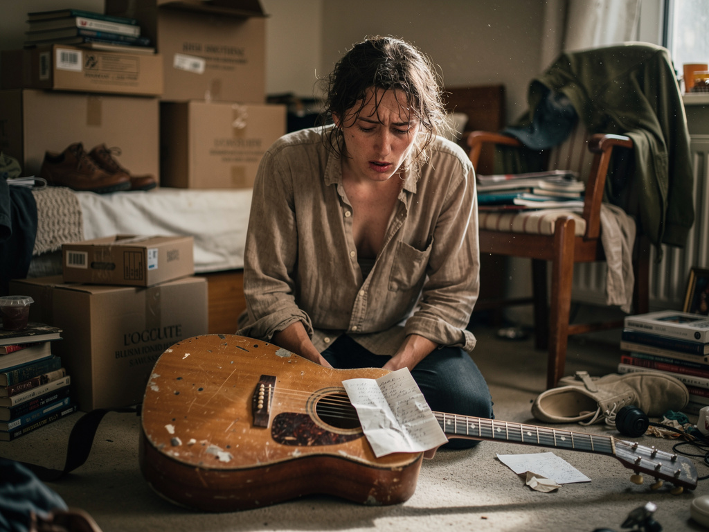 تخيل لو: بينما كنت تبحث في ممتلكات شقيقك المتوفى، وجدت جيتاراً مع ملحوظة ملحقة به، موجهة إليك، تحتوي على جملة واحدة: "كان خطأ