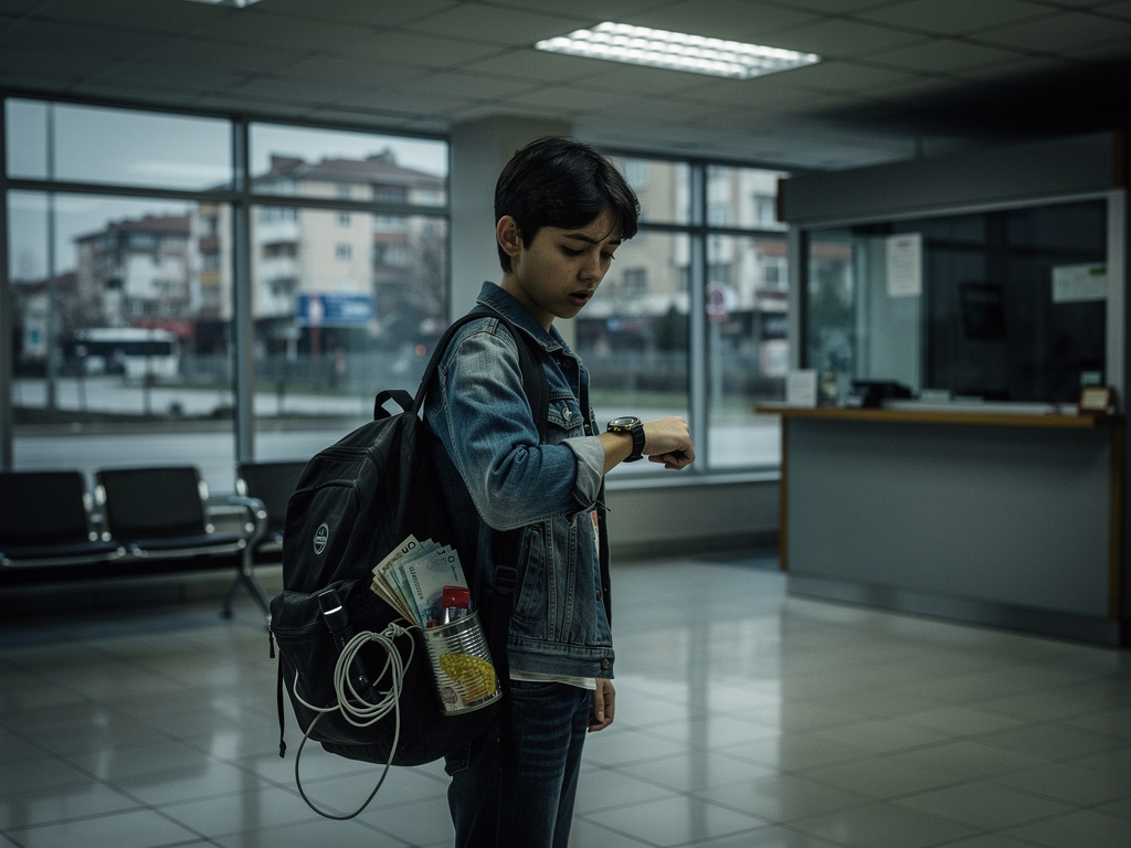 Hayal et: Annenle aranızda çok büyük bir kavga çıkıyor, bunun üzerine sende evden kaçmak için otobüse bekliyorsun. Yanında 11