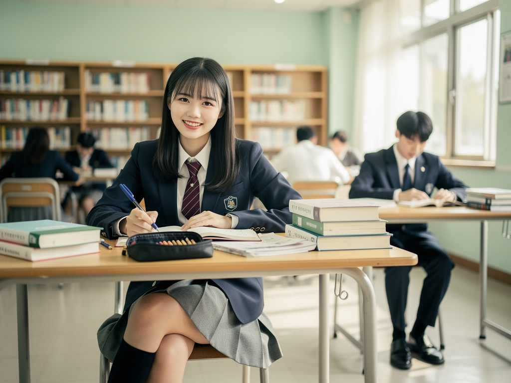 O bir güzel kızdı ve okumayı ve yazmayı seviyordu