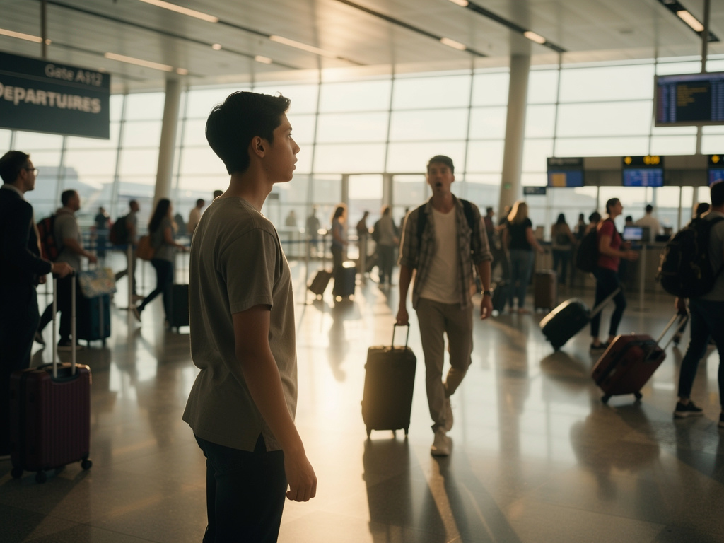 Hayal et: İlk aşkınızla son görüşmenizden beş yıl geçmiş ve şimdi kalabalık bir havalimanında duruyor, yüzünde şaşkınlık ve ö