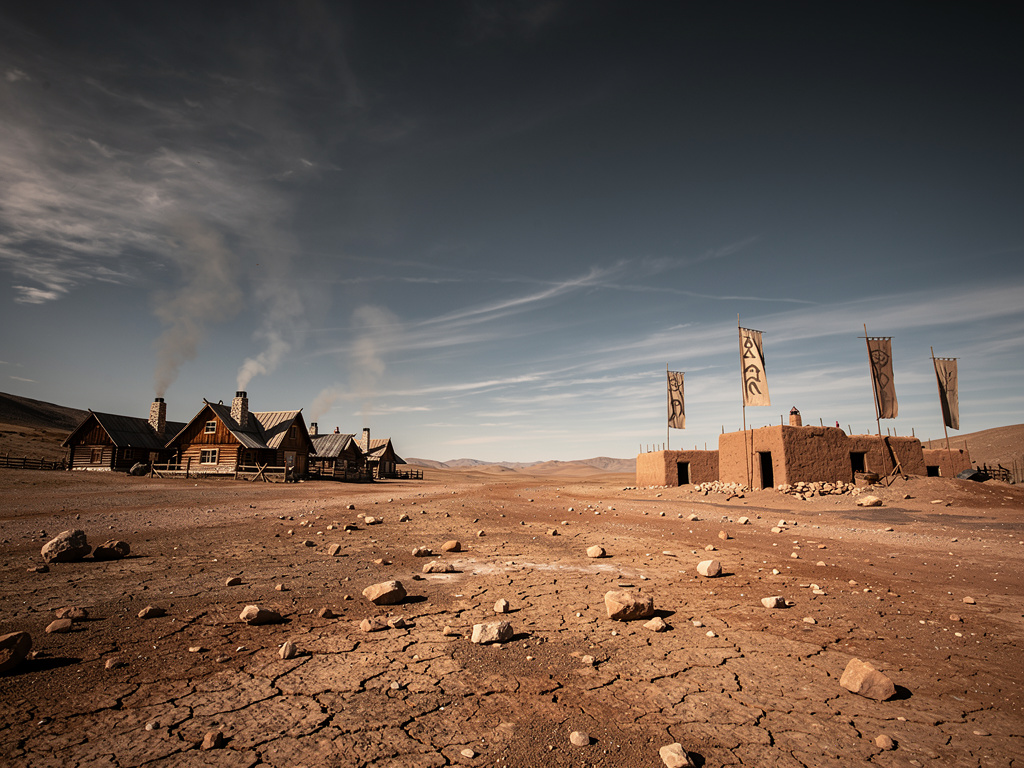 Hayal et: İki düşman köy var.